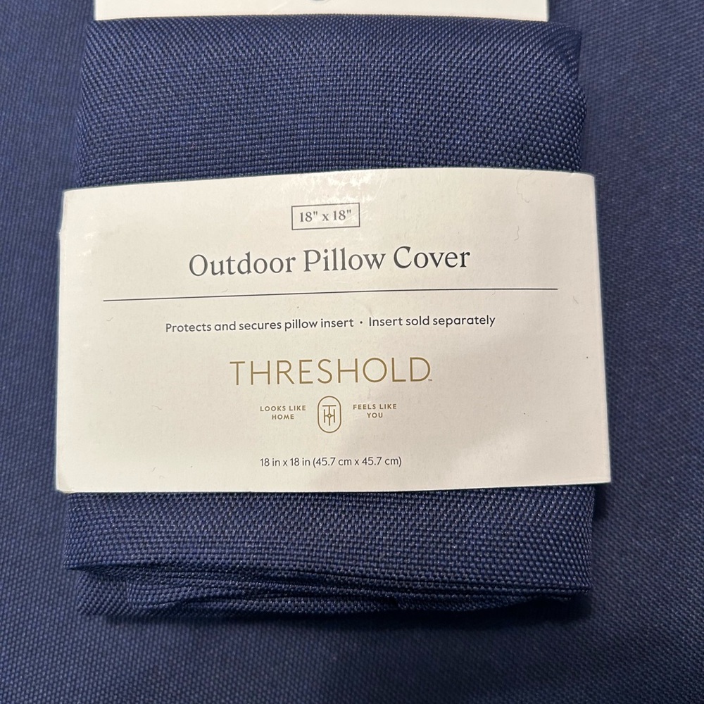 Threshold Blue Outdoor Pillow Covers